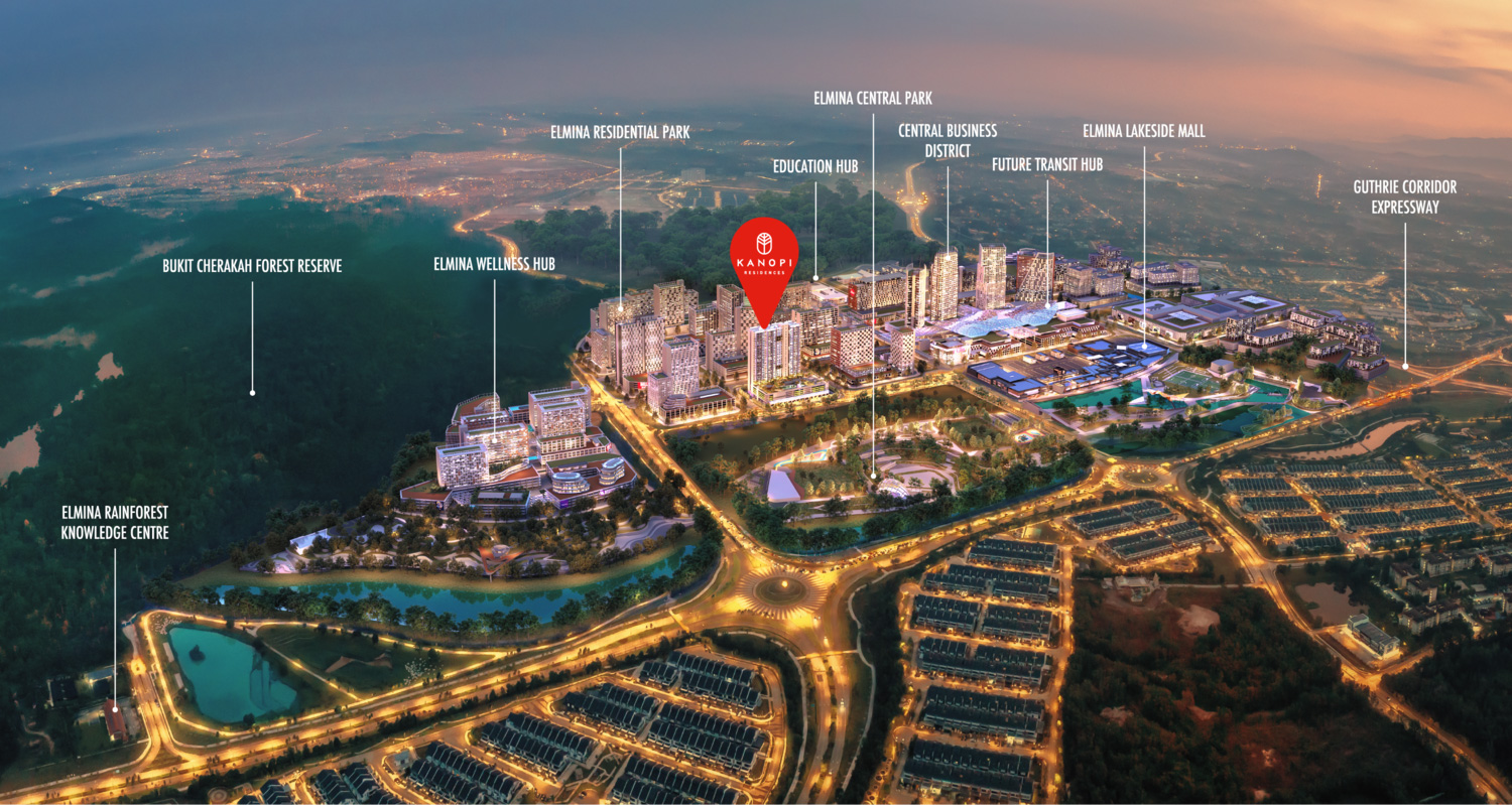 Kanopi Residences is the first high-rise in Elmina City Centre’s 350-acre sustainable masterplan and embraces the 15-minute City Living concept.